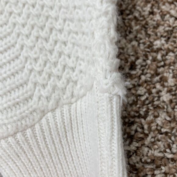 Vintage Orlon Campus Cream Cardigan Knit Pocket Sweater - Picture 9 of 15